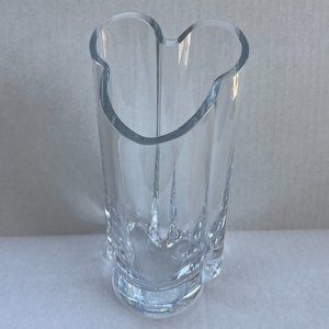 Disney Mickey Mouse Silhouette Crystal Vase